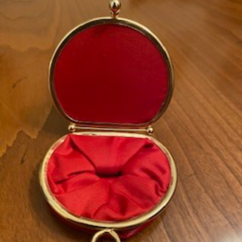 Vintage - Neiman Marcus Red Expandable Coin Purse